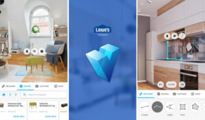 virtual reality at Lowe's hardware store